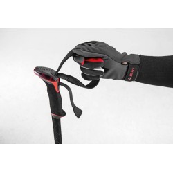 Bâtons de randonnée Raquettes à neige Leki Sherpa FX Carbon, 110 - 130 cm